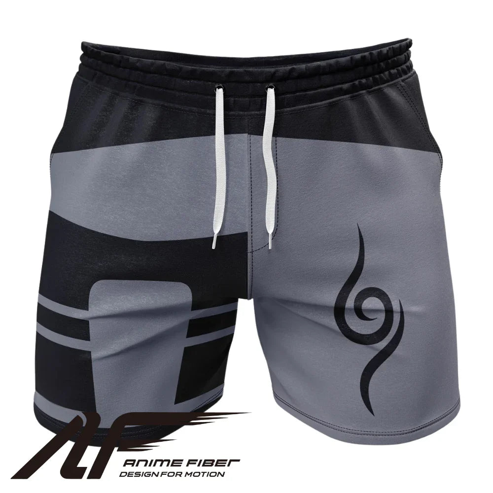 Naruto Shippuden Kakashi Anbu Gym Shorts