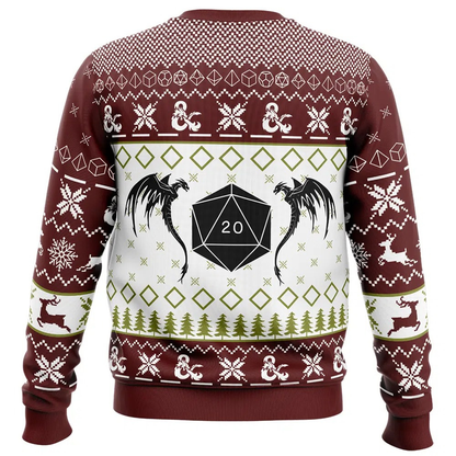 Dungeons and Dragons Merry Little Crit-Mas Christmas Sweatshirt