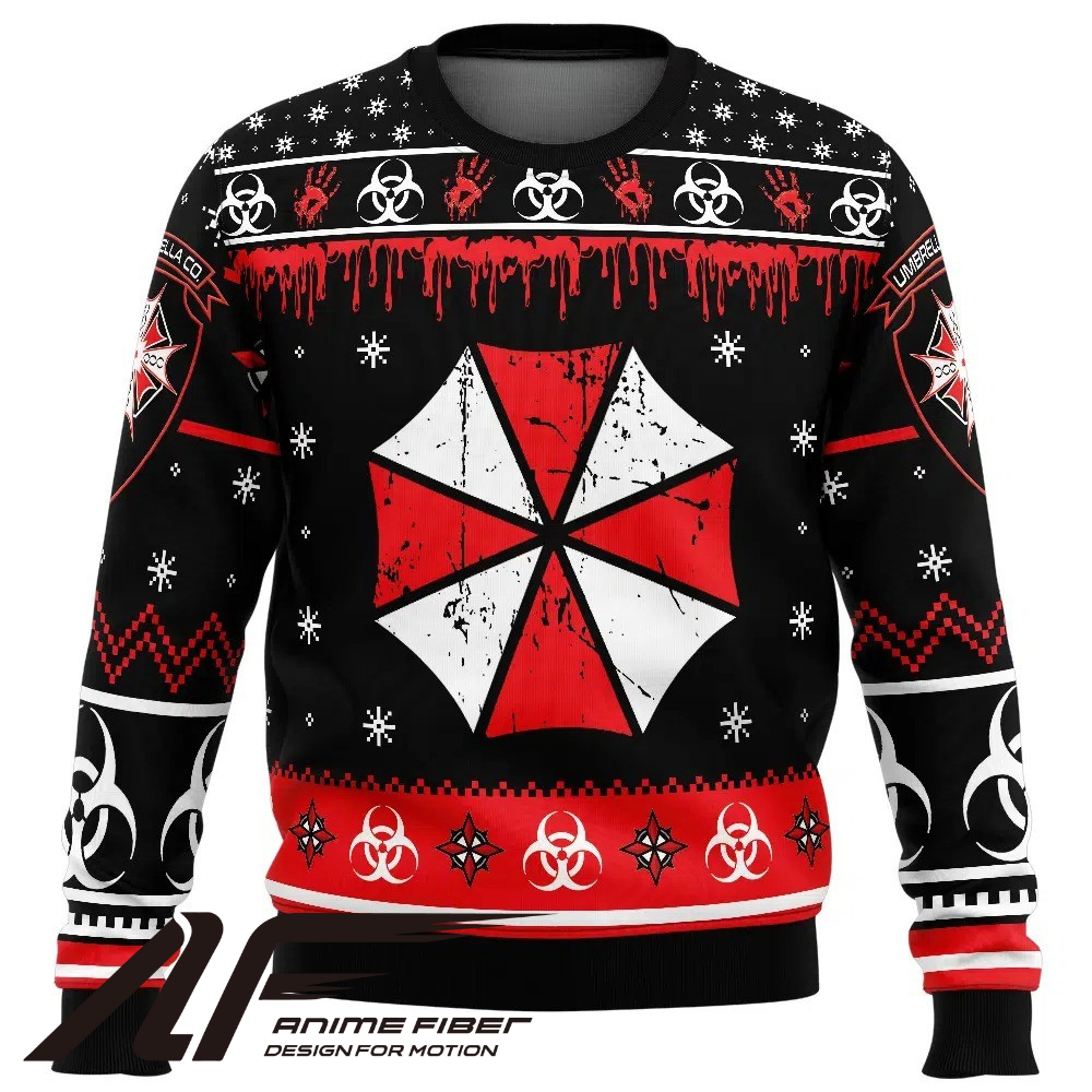Resident Evil Umbrella Co. Christmas Sweatshirt