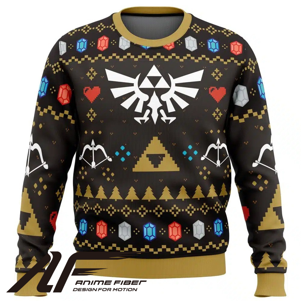 Zelda Christmas Hero Christmas Sweatshirt