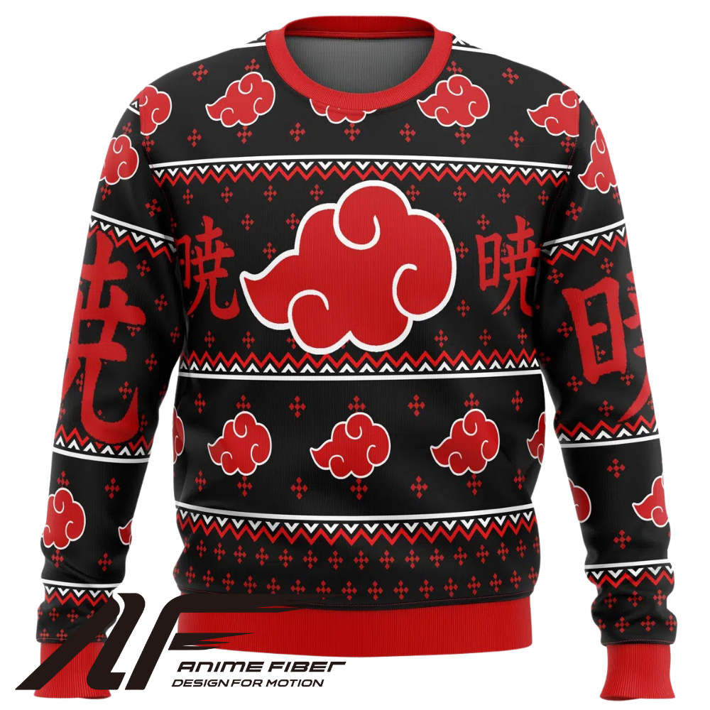 Naruto Akatsuki Weihnachts-Sweatshirt