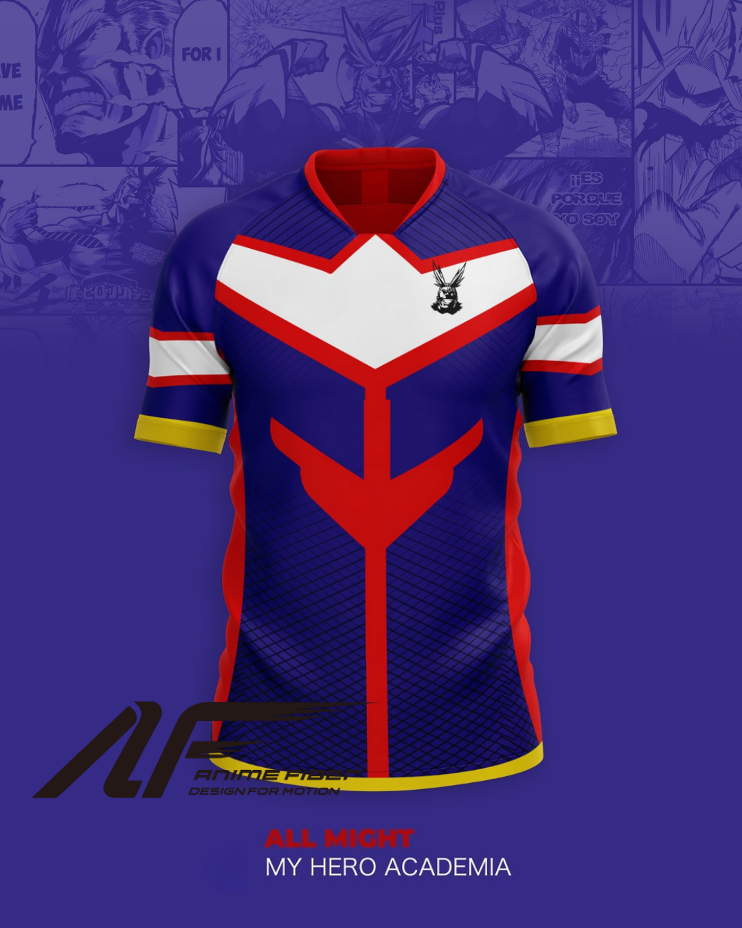 All Might Soccer Jersey | My Hero Academia Anime Jersey
