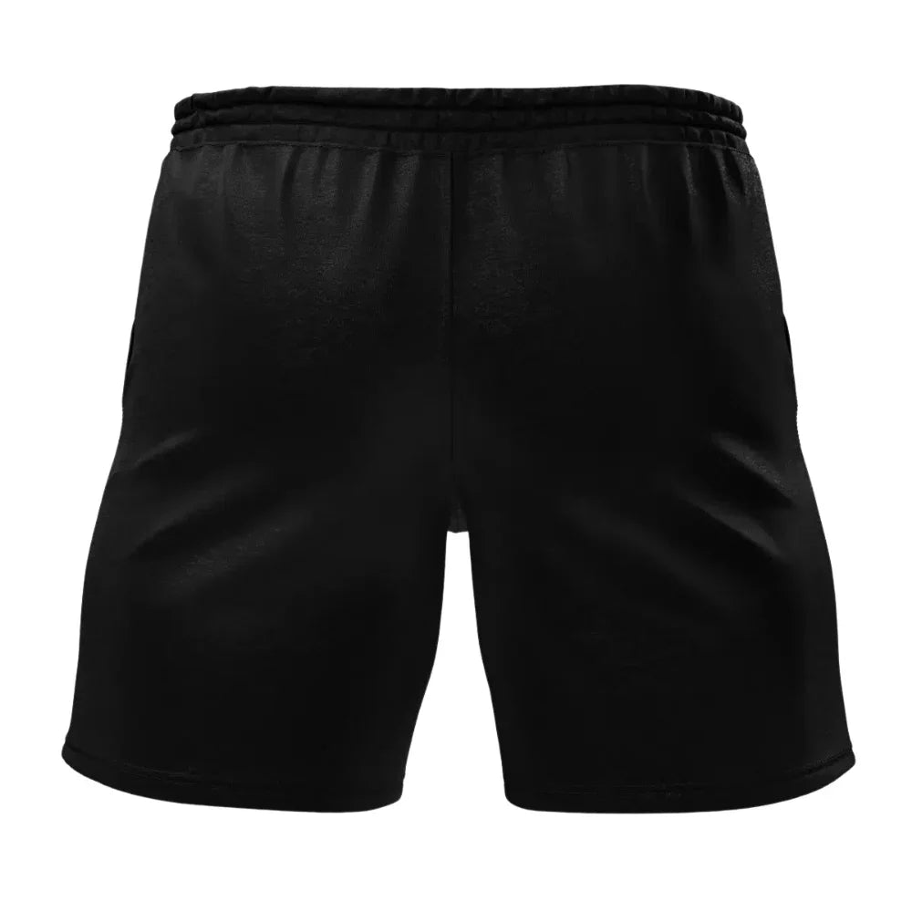 Naruto Shippuden Uchiha Symbol Black Gym Shorts