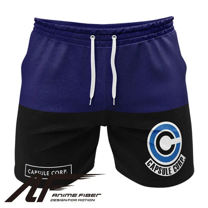 Dragon Ball Z Capsule Corp Gym Shorts