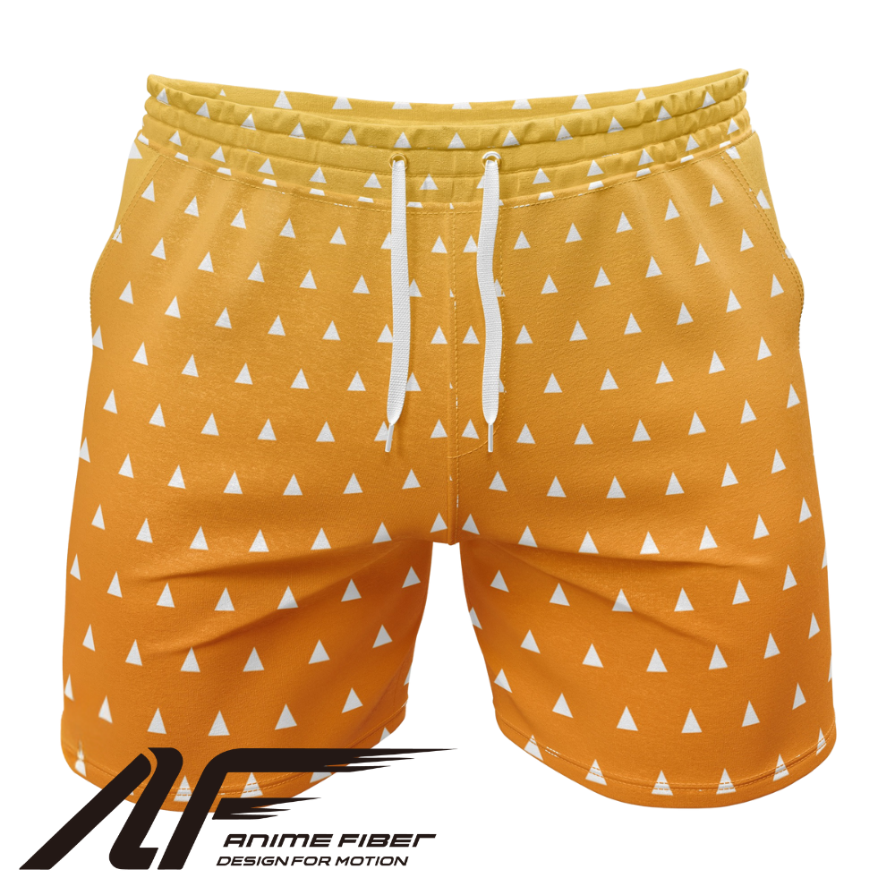Demon Slayer Zenitsu Agatsuma V2 Gym Shorts