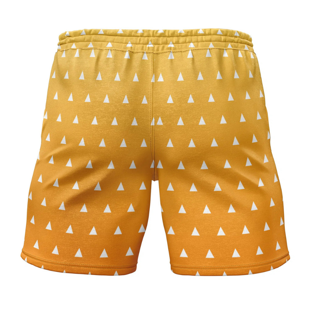 Demon Slayer Zenitsu Agatsuma V2 Gym Shorts