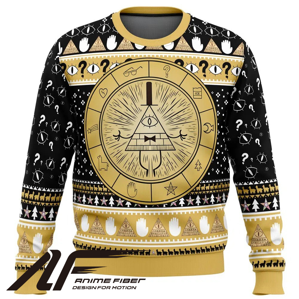 Gravity Falls Bill Cipher Christmas Sweatshirt