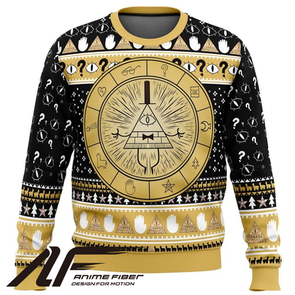 Gravity Falls Bill Cipher Christmas Sweatshirt