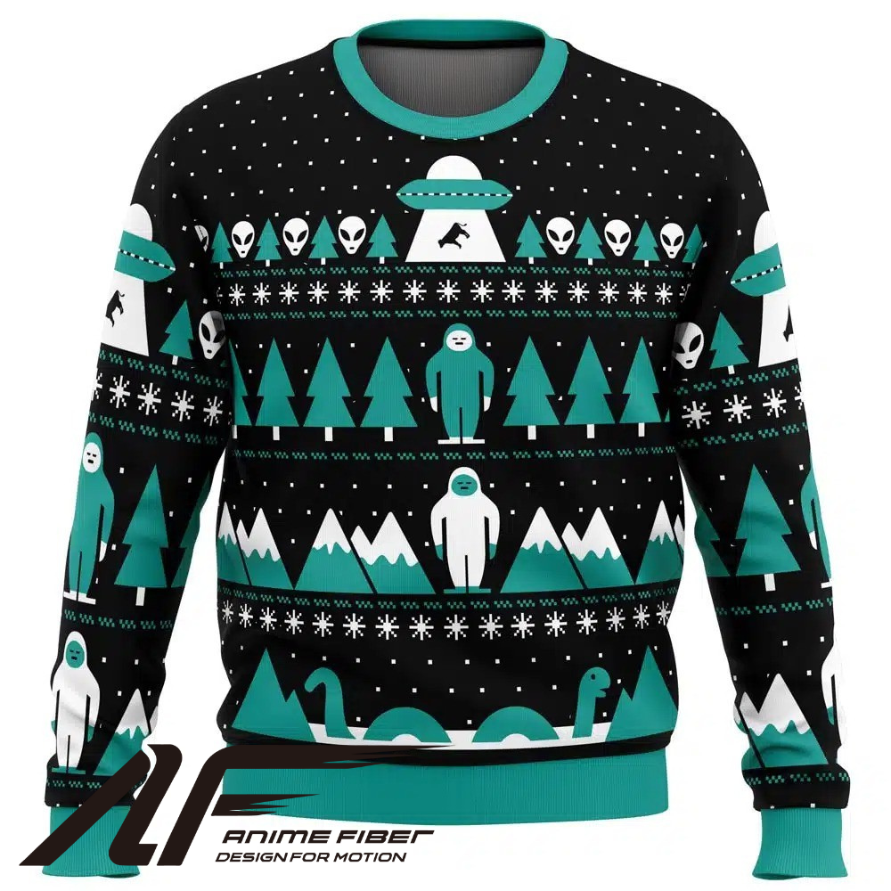 Sweat-shirt de Noël paranormal et extraterrestre
