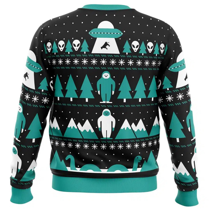 Sweat-shirt de Noël paranormal et extraterrestre