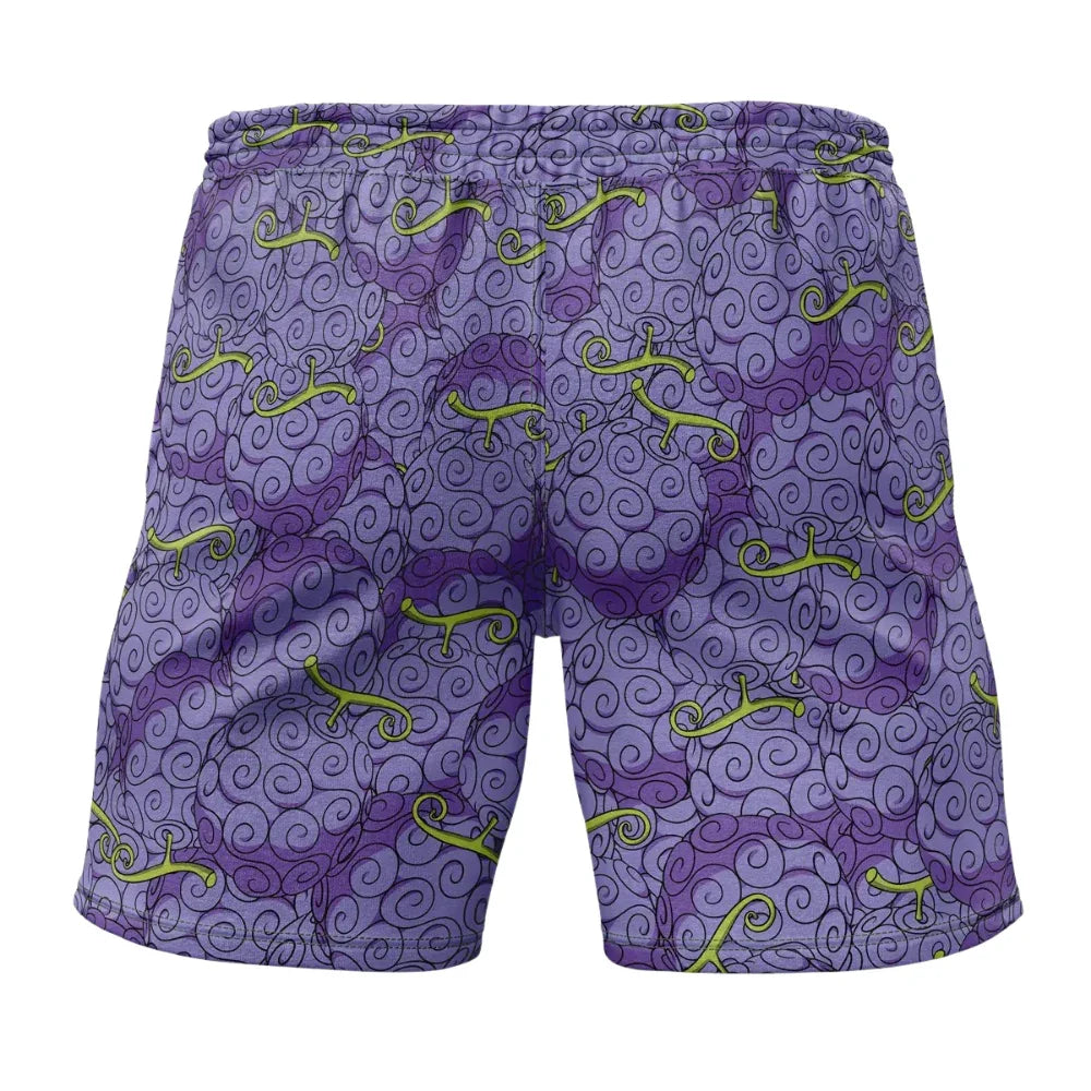 One Piece Gomu Gomu No Mi Devil Fruit Gym Shorts