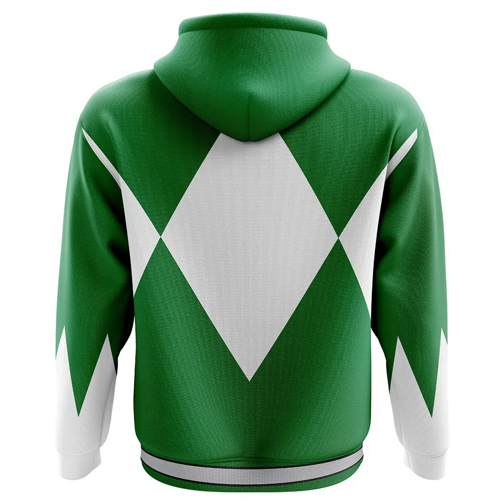 Power Rangers Green Ranger Mighty Morphin Hoodie - ANIME FIBER