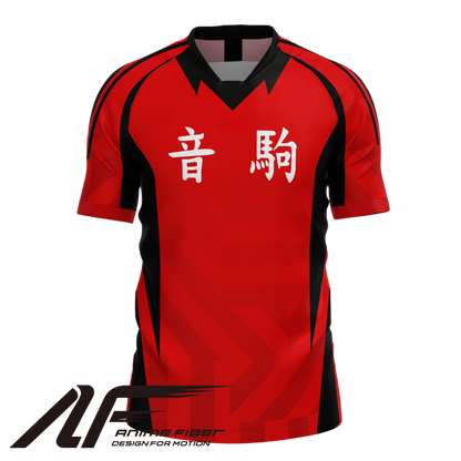 Nekoma Red Soccer Jersey | Haikyuu Anime Jersey