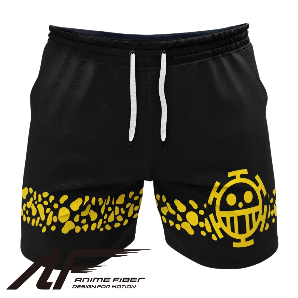 One Piece Trafalgar D. Water Law Gym Shorts