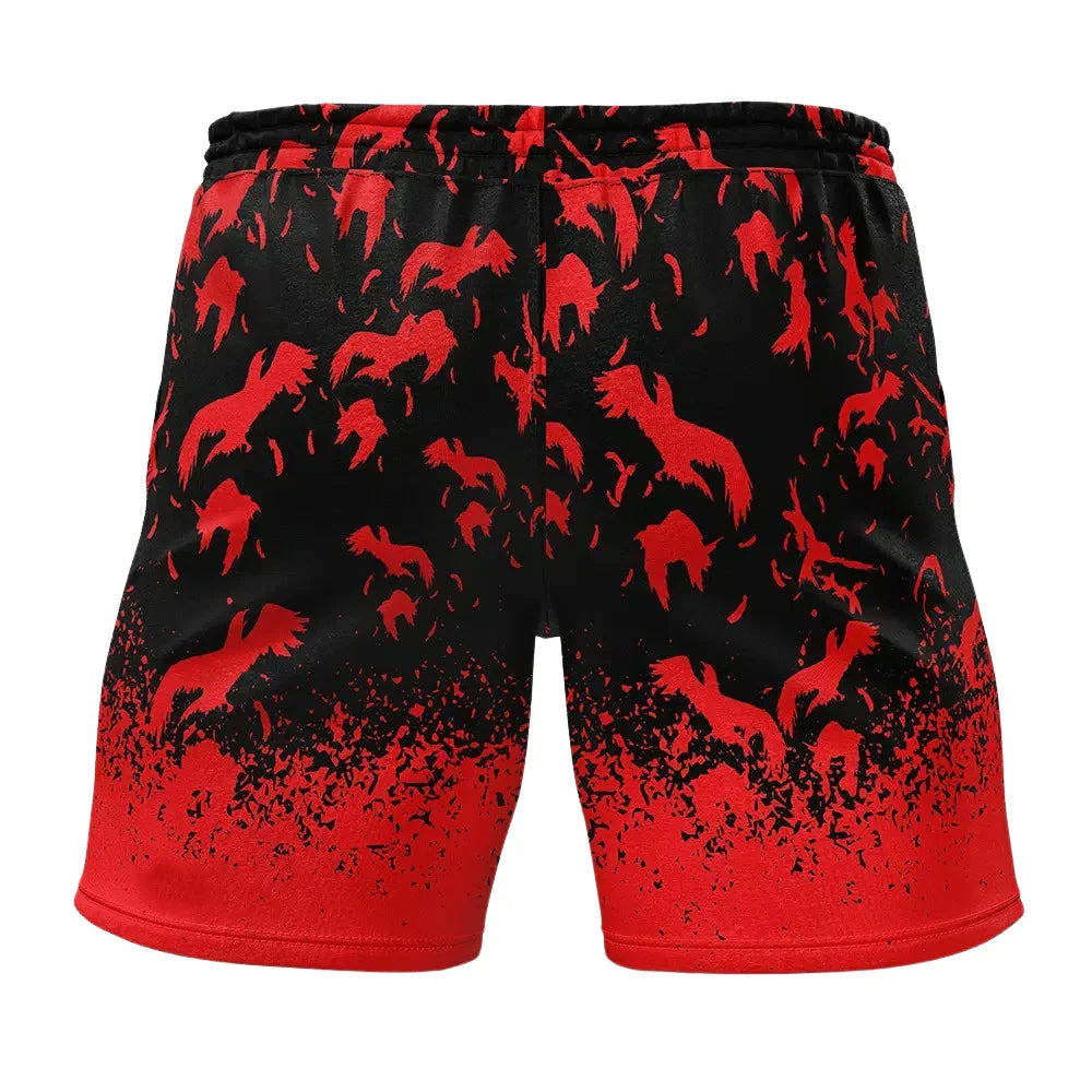 Naruto Shippuden Uchiha Symbol Itachi Gym Shorts