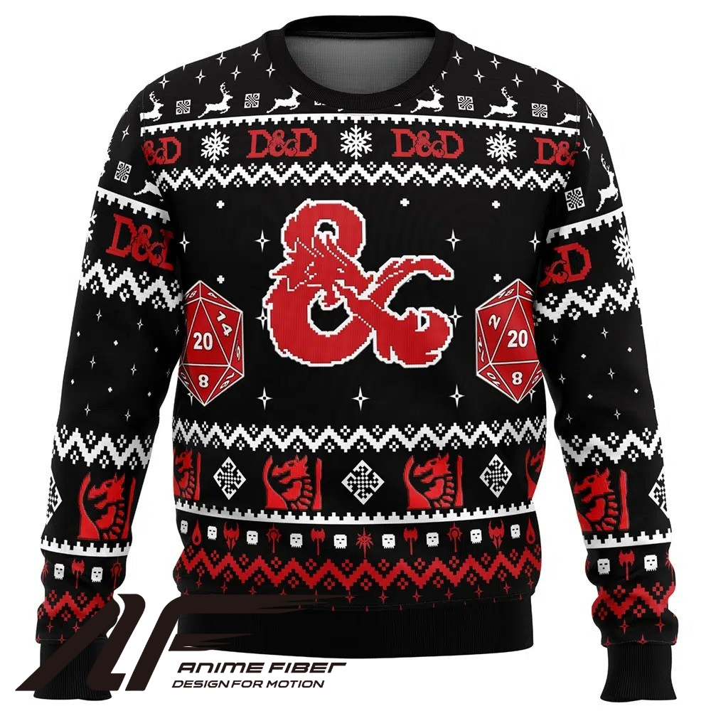 Dungeons and Dragons Christmas Sweatshirt