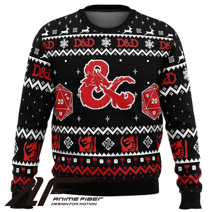 Dungeons and Dragons Christmas Sweatshirt