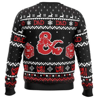 Dungeons and Dragons Christmas Sweatshirt