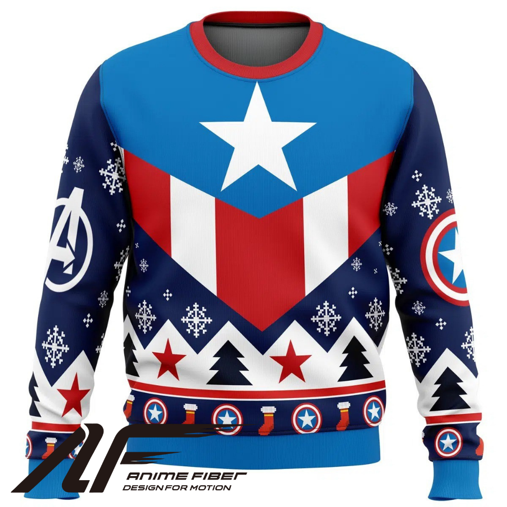 Captain America Christmas Sweatshirt