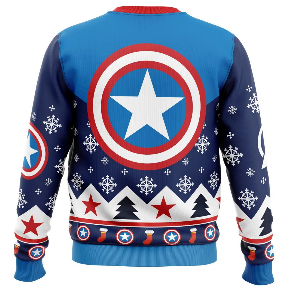 Captain America Christmas Sweatshirt