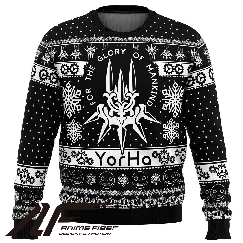 Automata Yorha Nier Christmas Sweatshirt