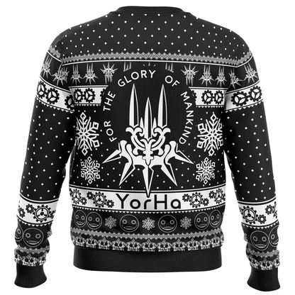 Automata Yorha Nier Christmas Sweatshirt