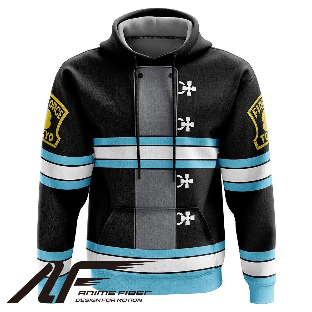 Company 8 Fire Force Hoodie - ANIME FIBER