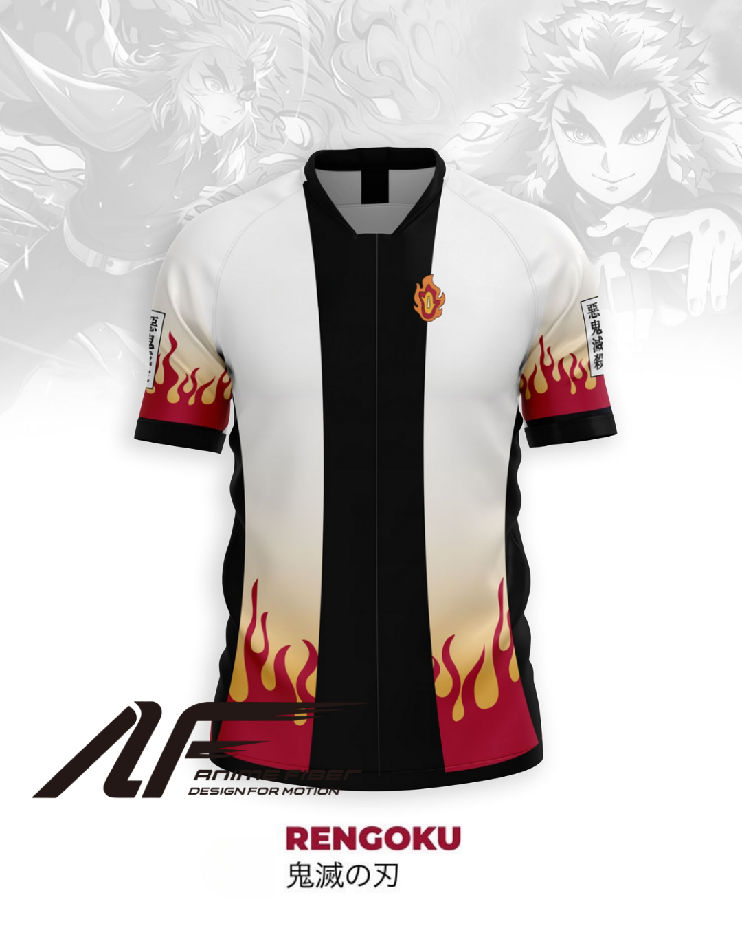 Kyojuro Rengoku Jersey | Demon Slayer Anime Jersey