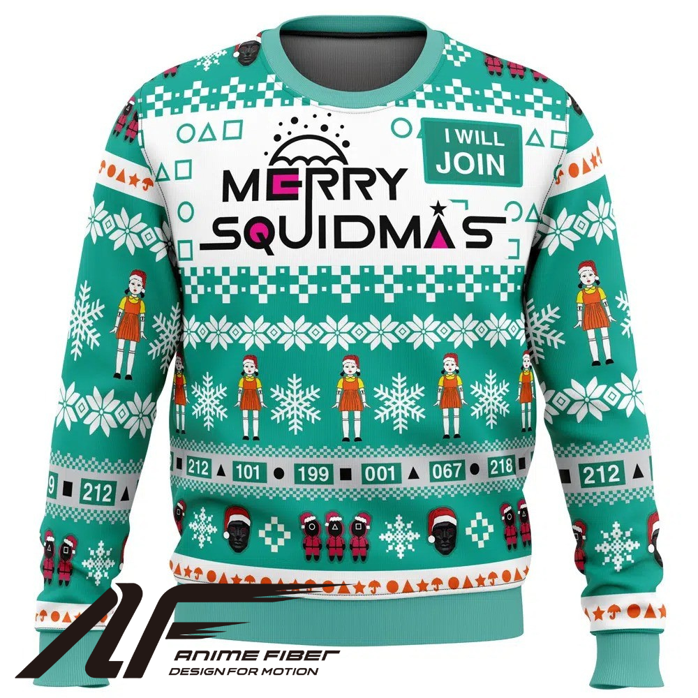 Squid Game Merry Squidmas Christmas Sweatshirt