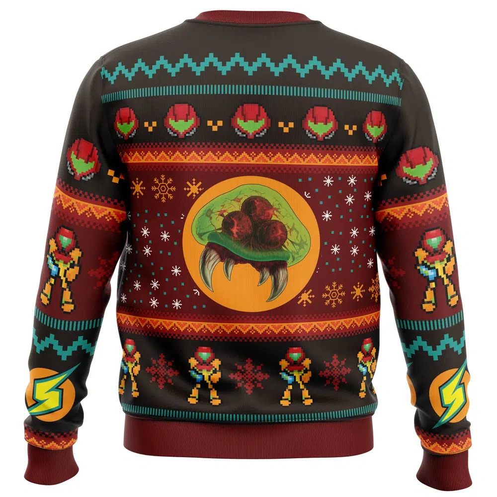Metroid Samus Christmas Sweatshirt