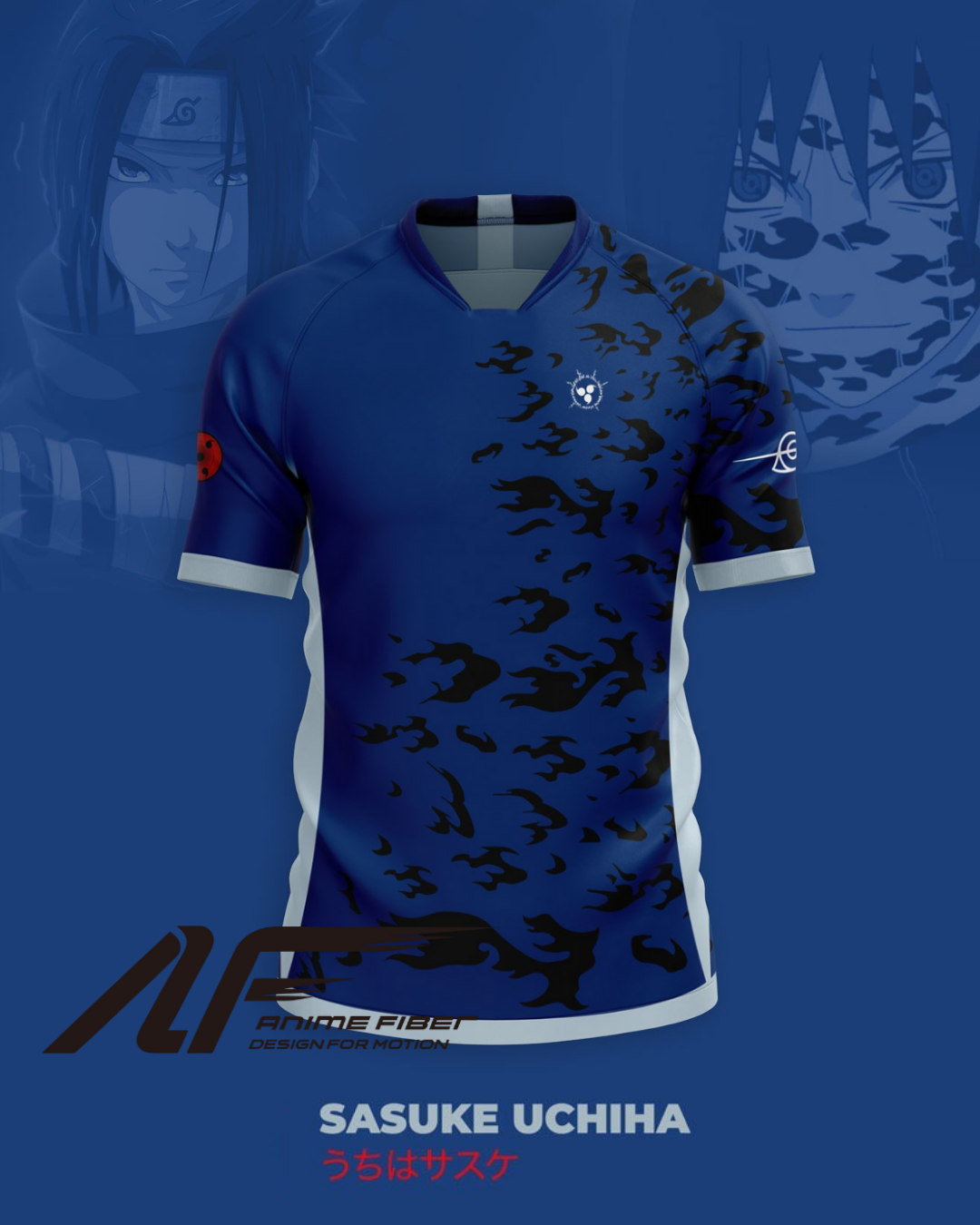 Sasuke Uchiha Soccer Jersey | Naruto Anime Jersey
