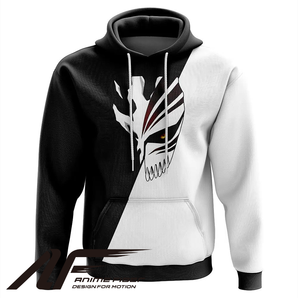 Bleach Ichigo Hollow Mask Hoodie - ANIME FIBER
