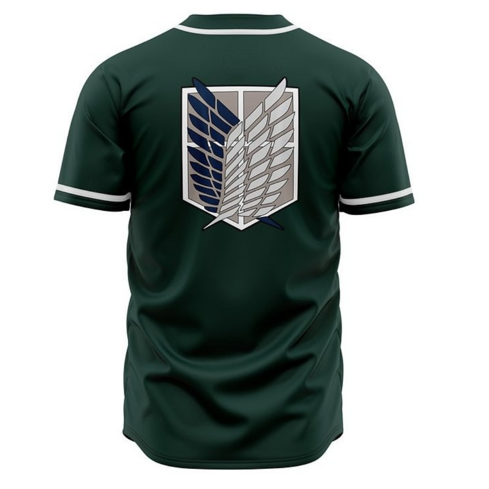 Survey Corps Anime Baseball Jersey | Attack on Titan Streetwear