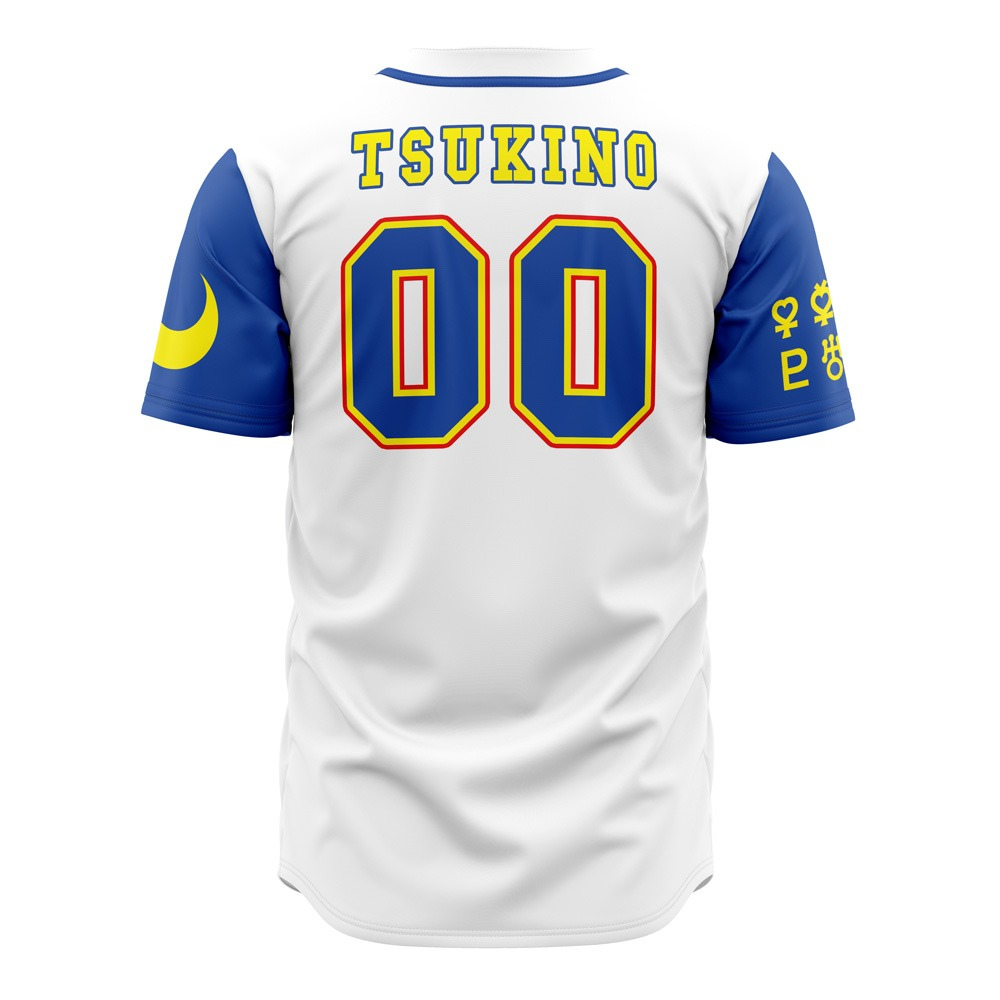 Crystal Tokyo Baseball Jersey | Sailor Moon Anime Jersey