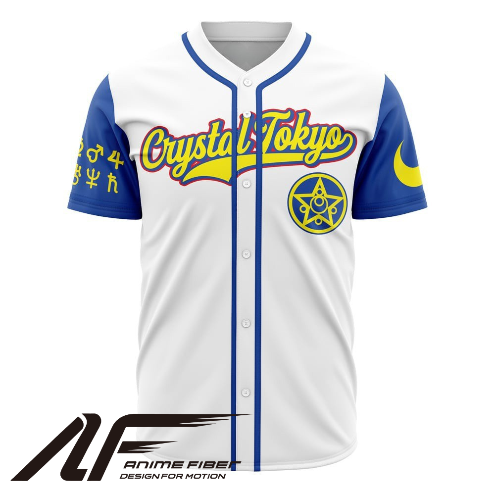 Crystal Tokyo Baseball Jersey | Sailor Moon Anime Jersey