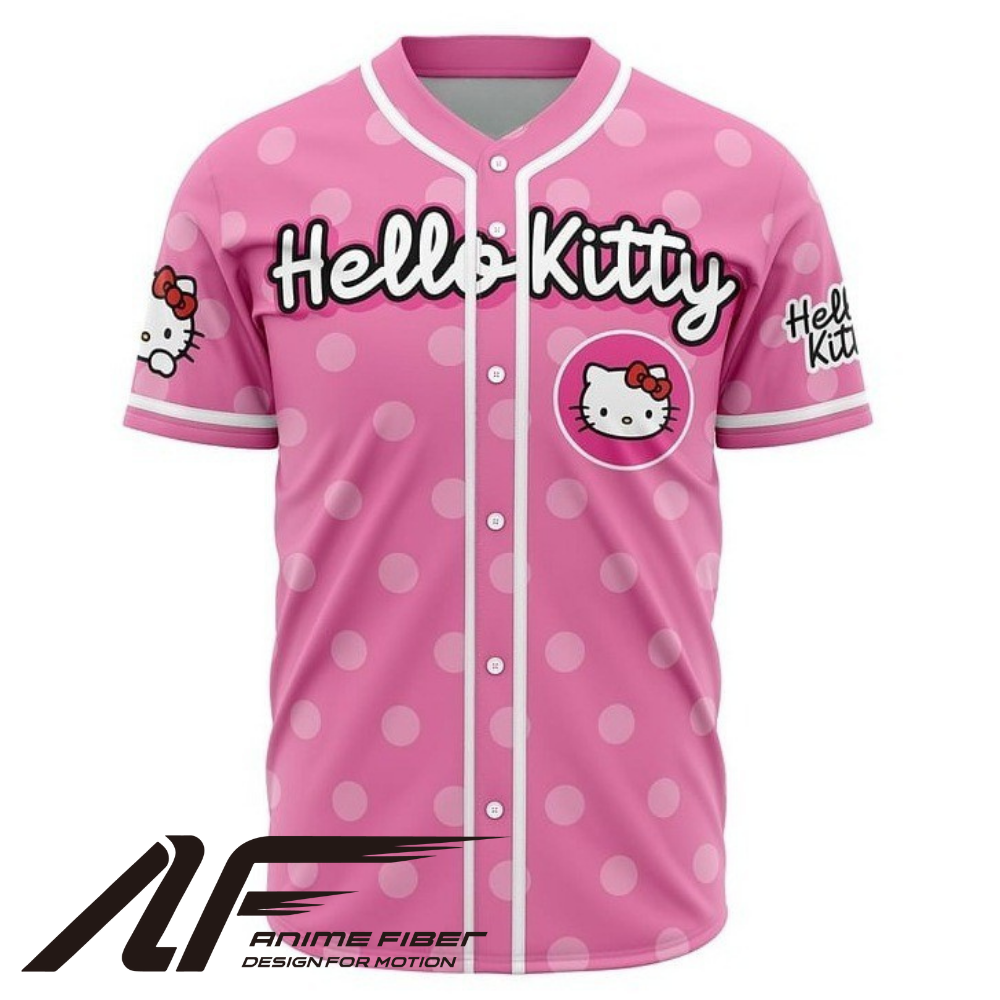 Hello Kitty Anime Baseball Jersey | Kawaii Streetwear