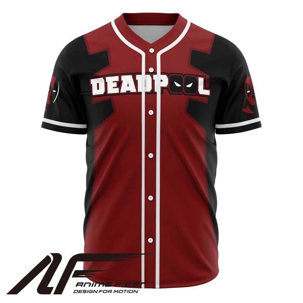 Deadpool Baseball Jersey | Marvel Jersey