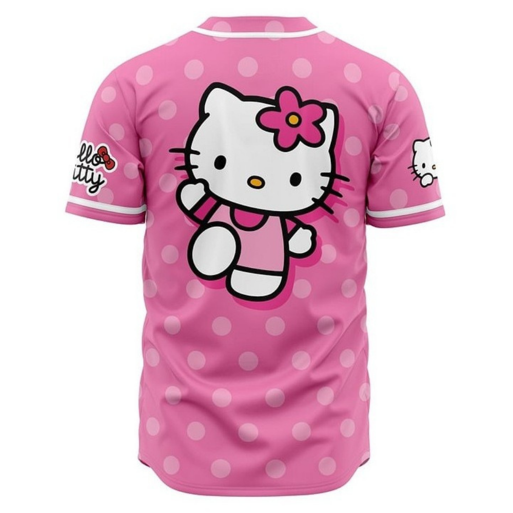 Hello Kitty Anime Baseball Jersey | Kawaii Streetwear