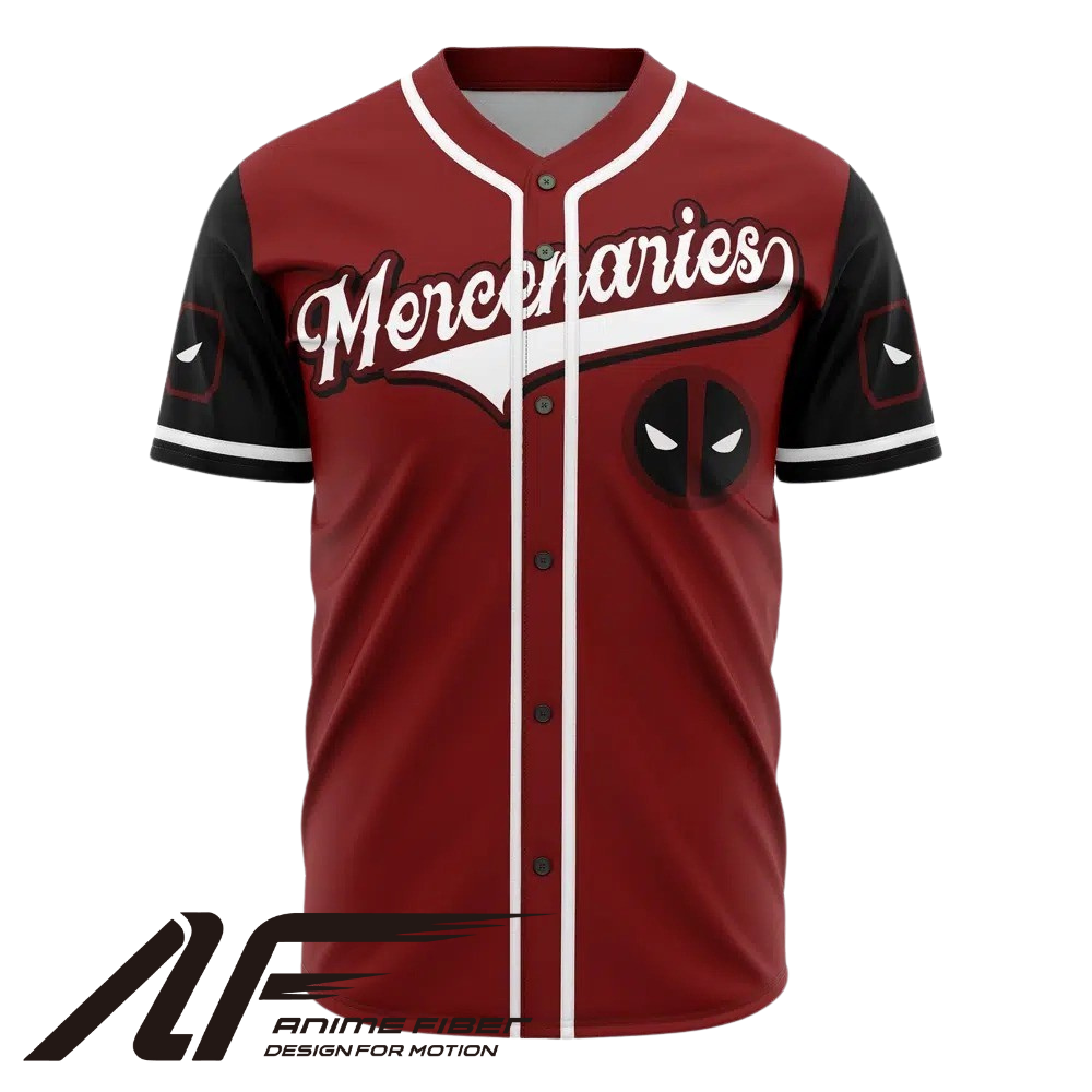 Mercenaries Baseball Jersey | Marvel Jersey