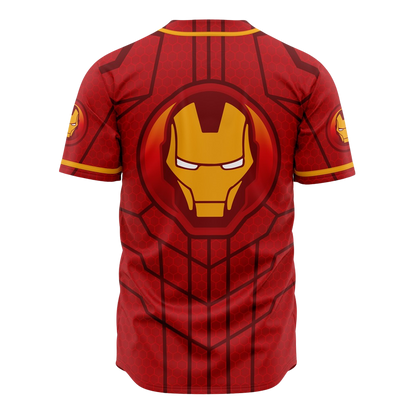 Back view of character-themed baseball jersey by Anime Fiber.