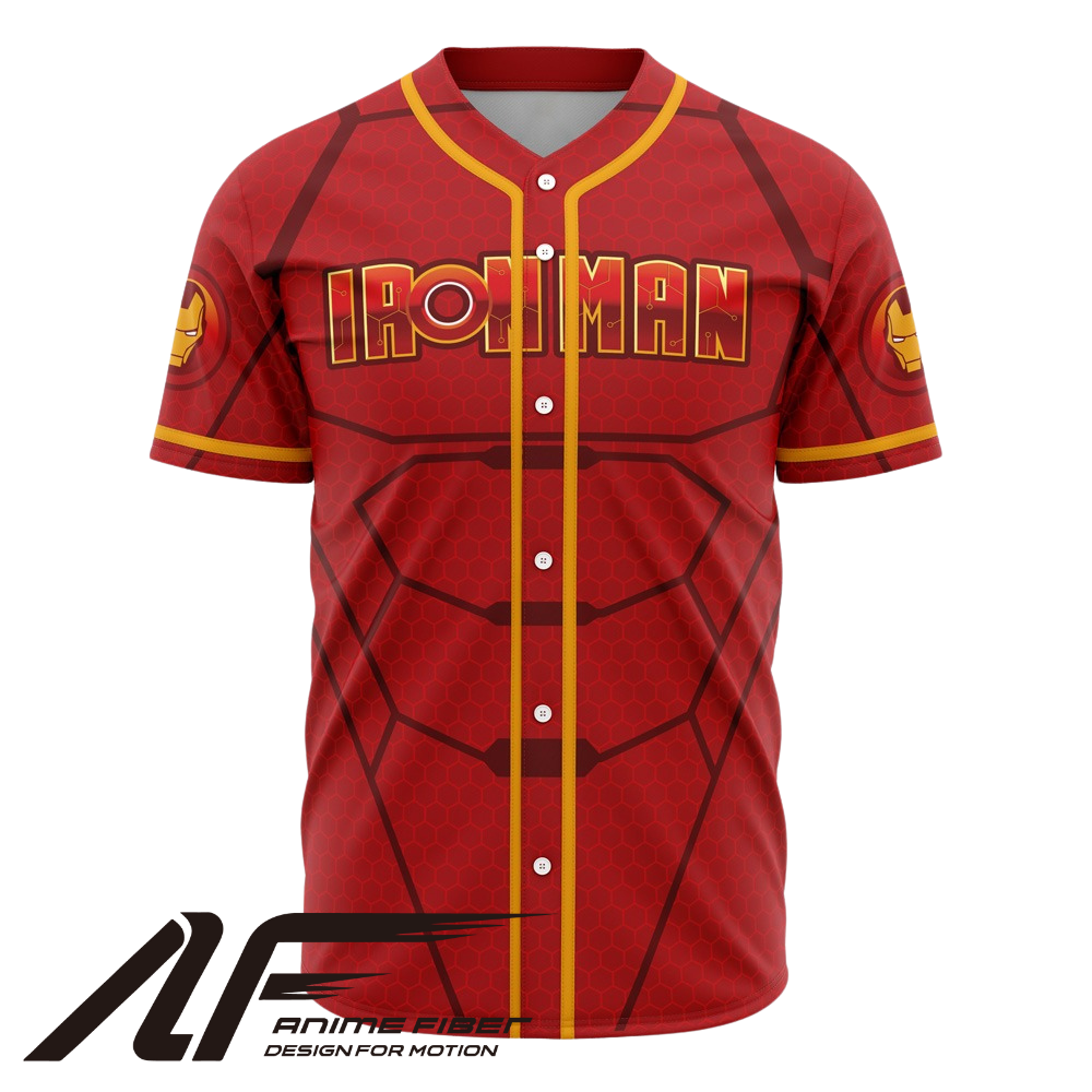 Iron Man Baseball Jersey | Marvel Jersey