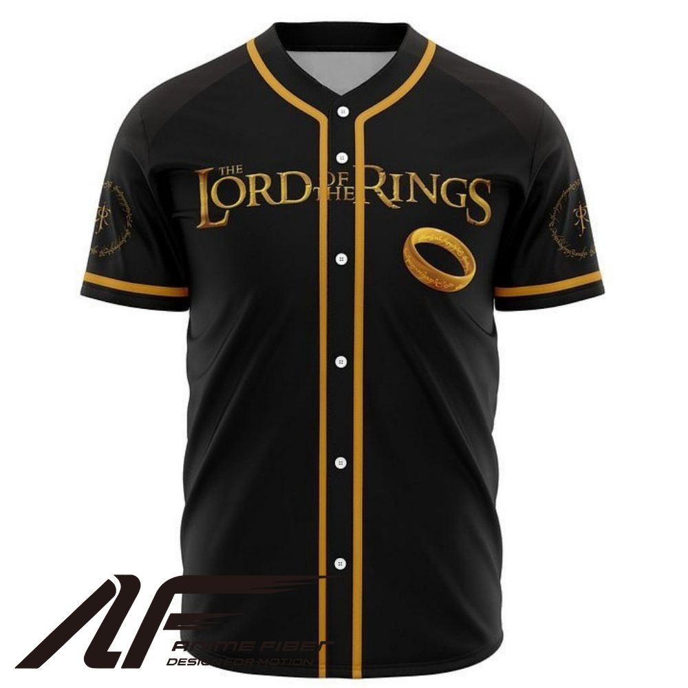 Lord of the Rings Anime Baseball Jersey | Fantasy Streetwear