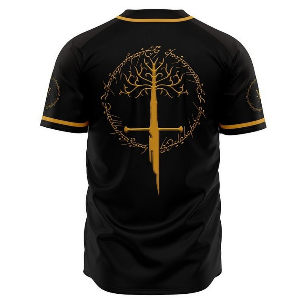 Lord of the Rings Anime Baseball Jersey | Fantasy Streetwear