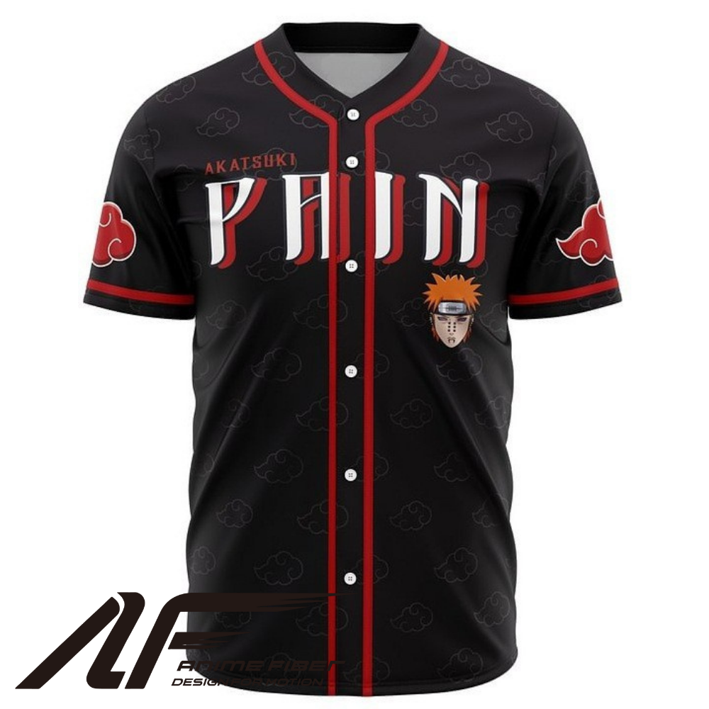 Pain Anime Baseball Jersey | Naruto Akatsuki Streetwear