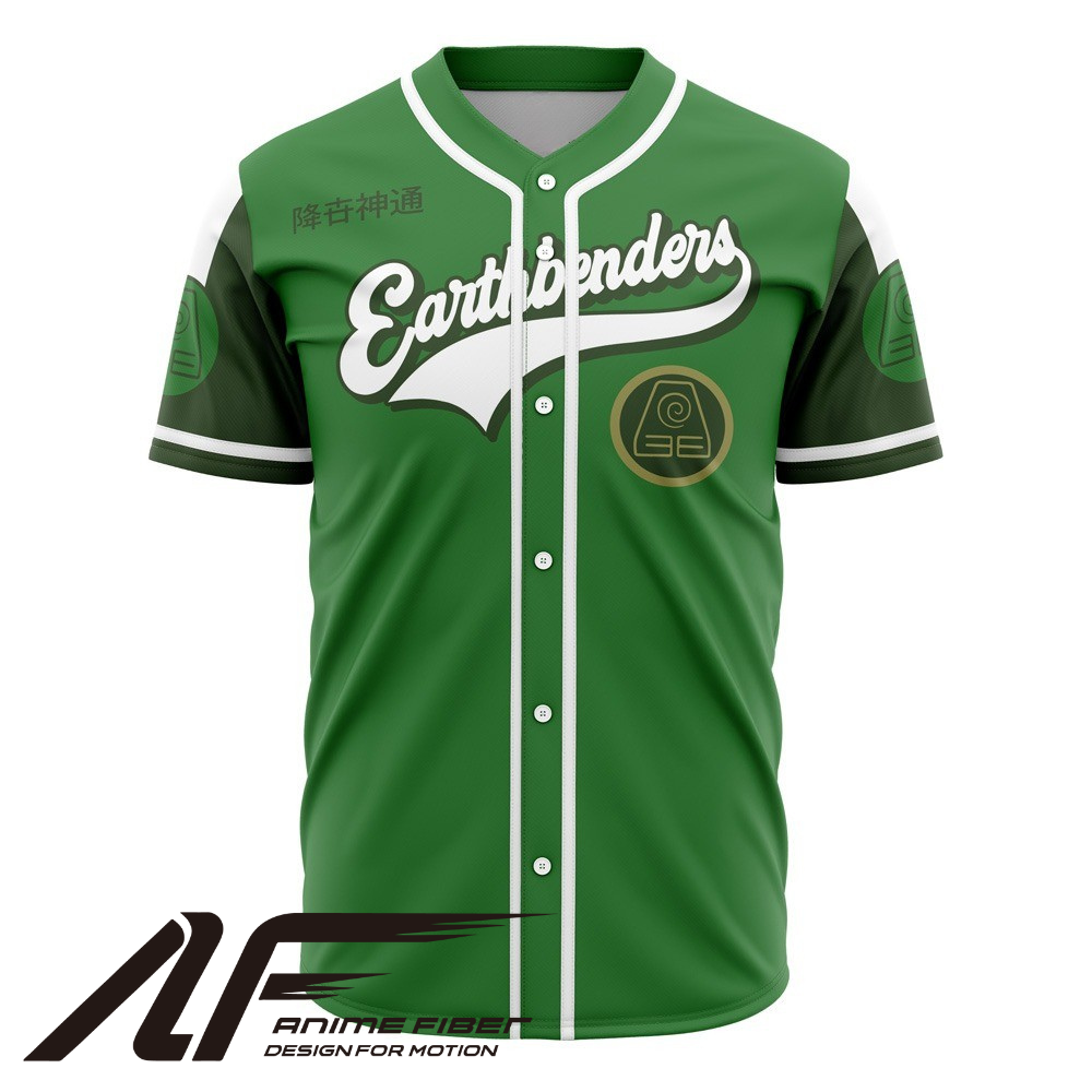Earthbenders Baseball Jersey | Avatar Anime Streetwear