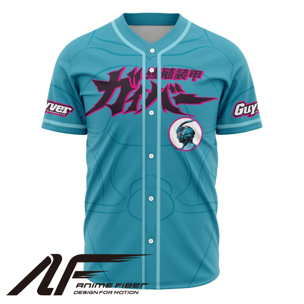 Guyver Baseball Jersey | Bio-Booster Armor Anime Jersey