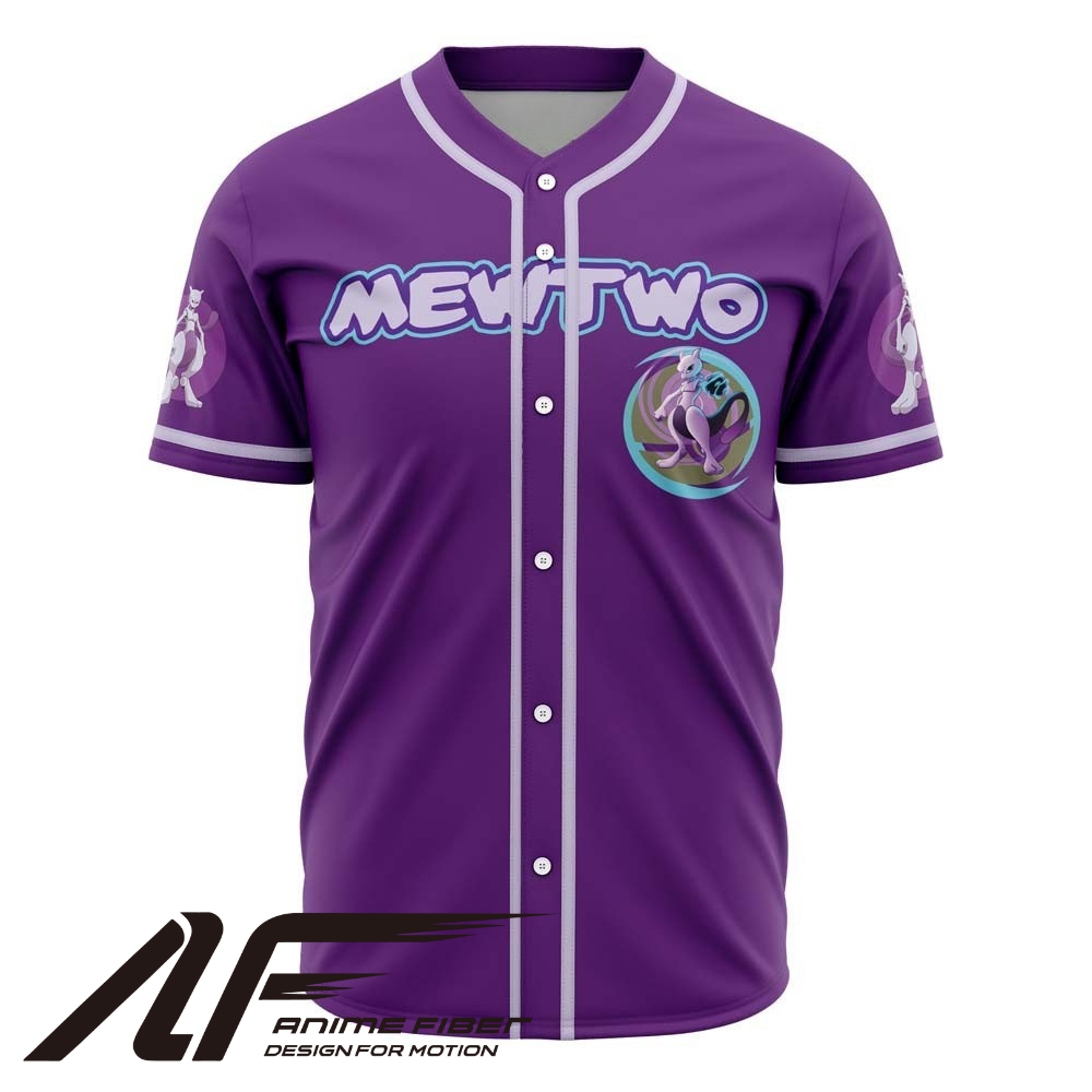 Mewtwo Baseball Jersey | Pokémon Anime Jersey