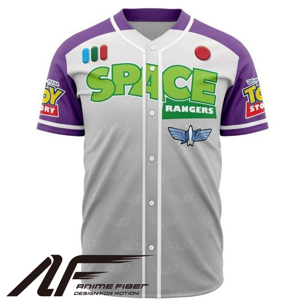 Buzz Lightyear Anime Baseball Jersey | Toy Story Streetwear