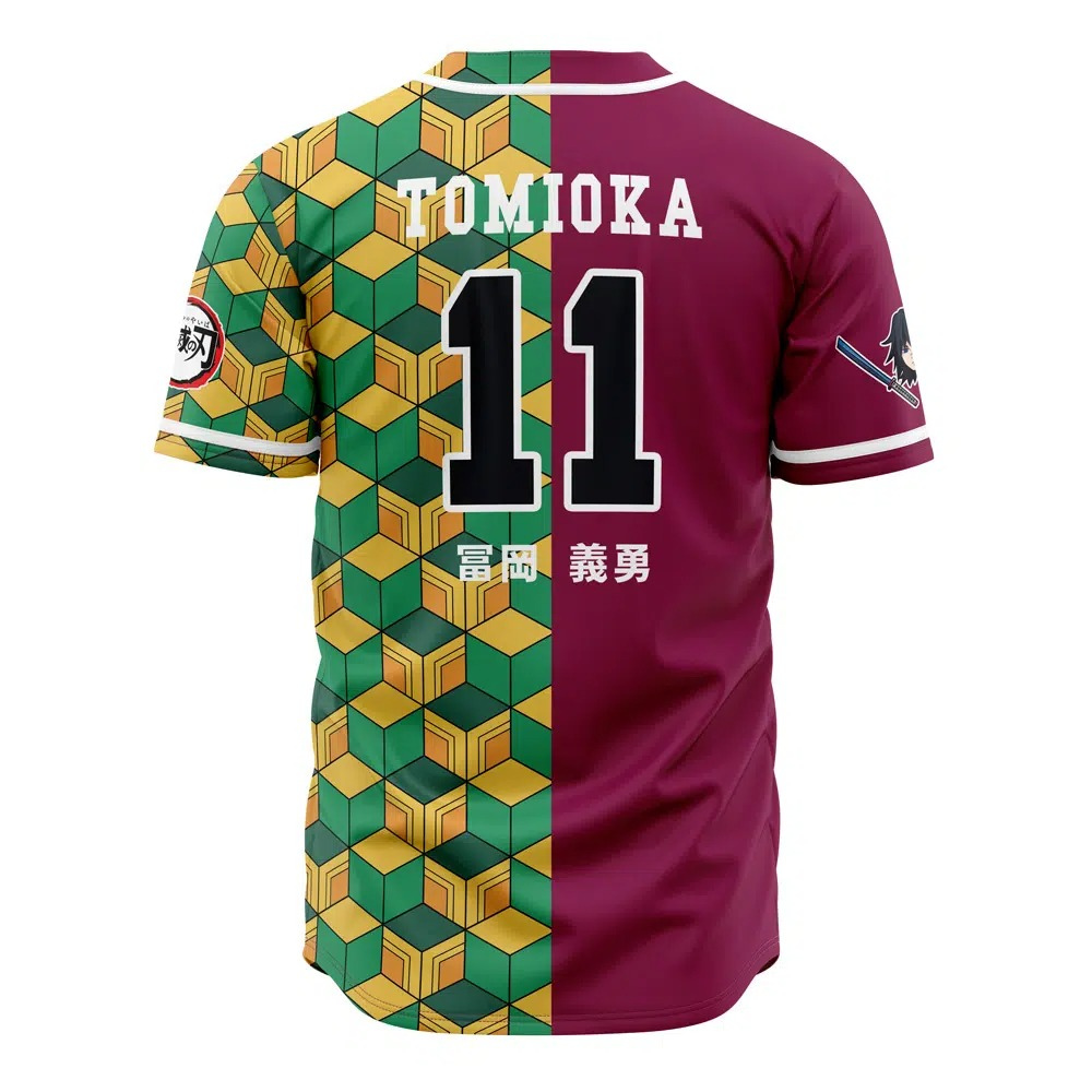 Hashira Baseball Jersey | Demon Slayer Anime Jersey