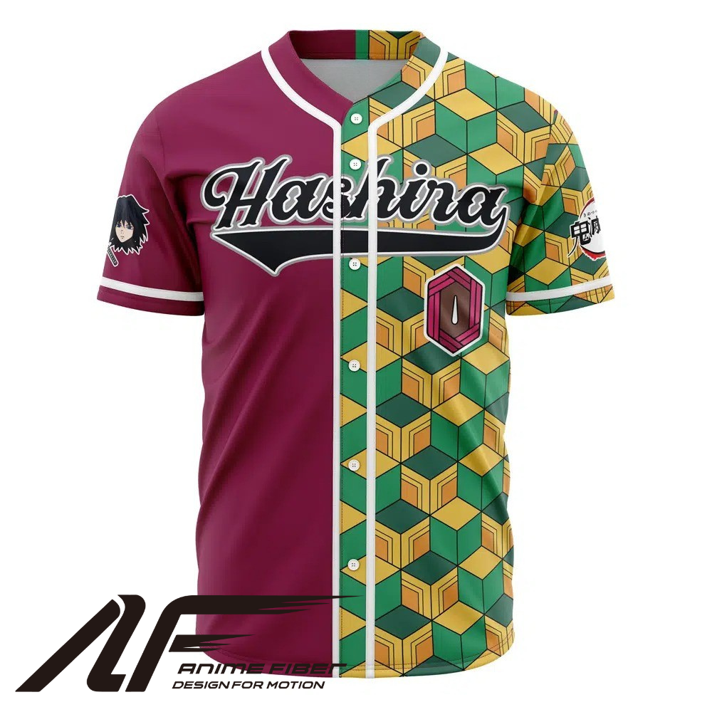 Hashira Baseball Jersey | Demon Slayer Anime Jersey
